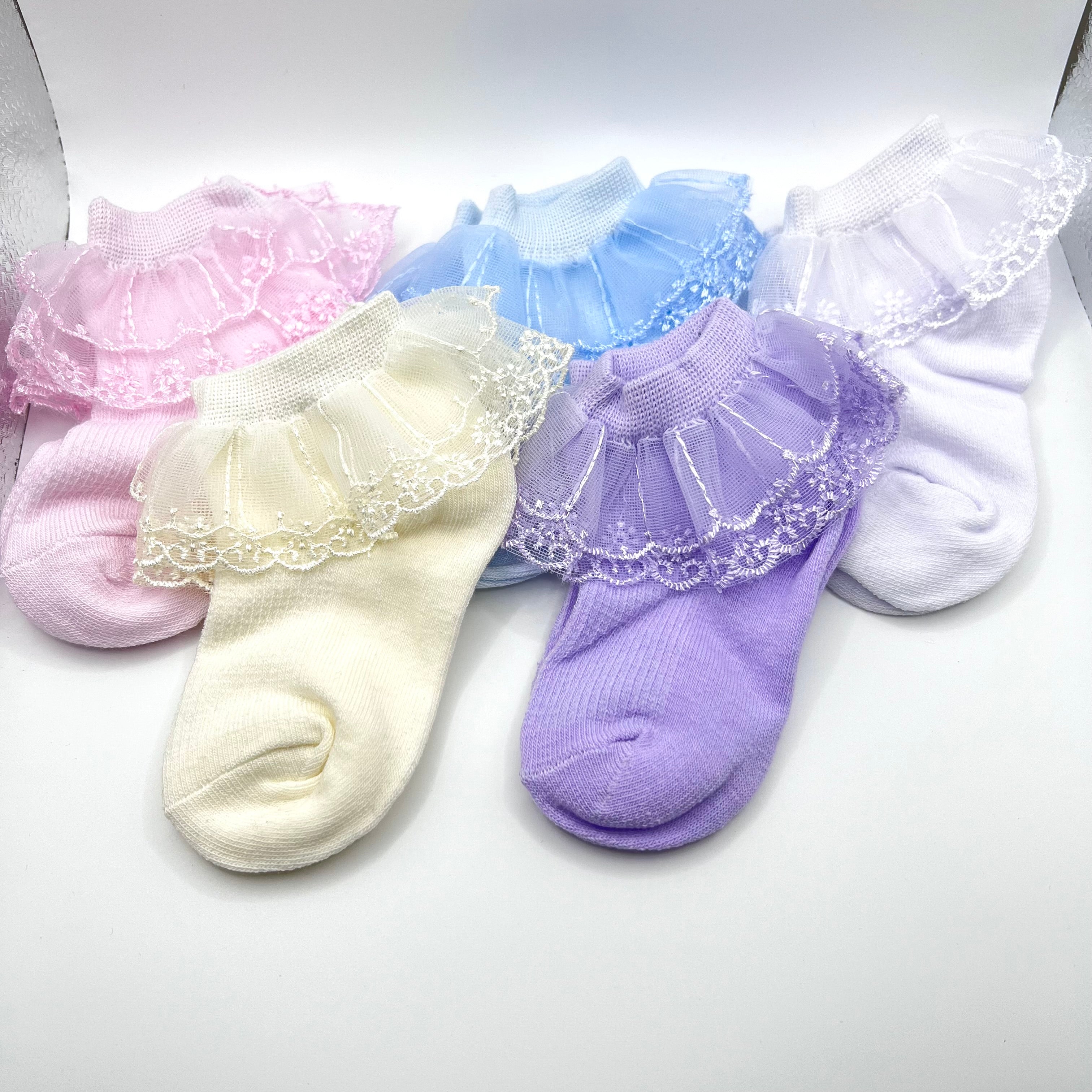 5 pairs of lace socks